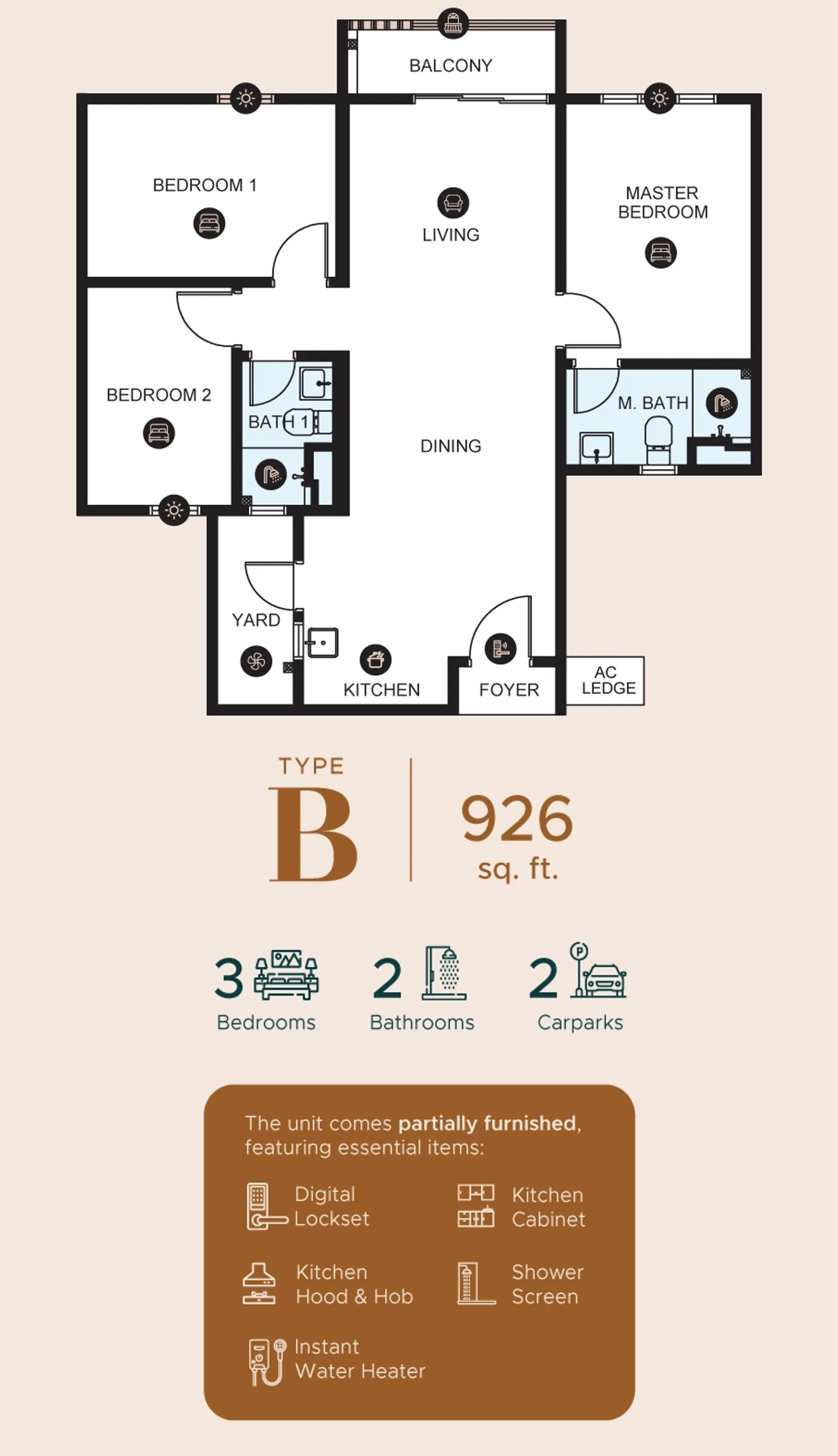 Covo 16 Sierra 926 square feet floor plan mobile
