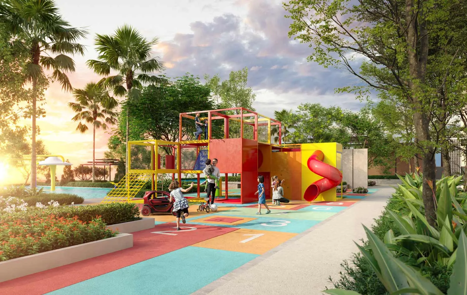 Children playground at Covo 16 Sierra